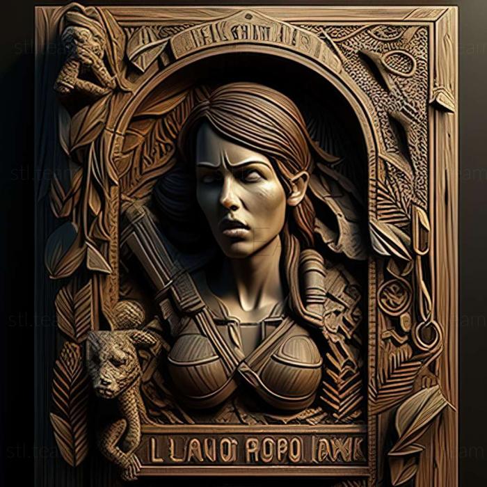 3D model Tomb Raider Tomb of the LoAdventurer game (STL)